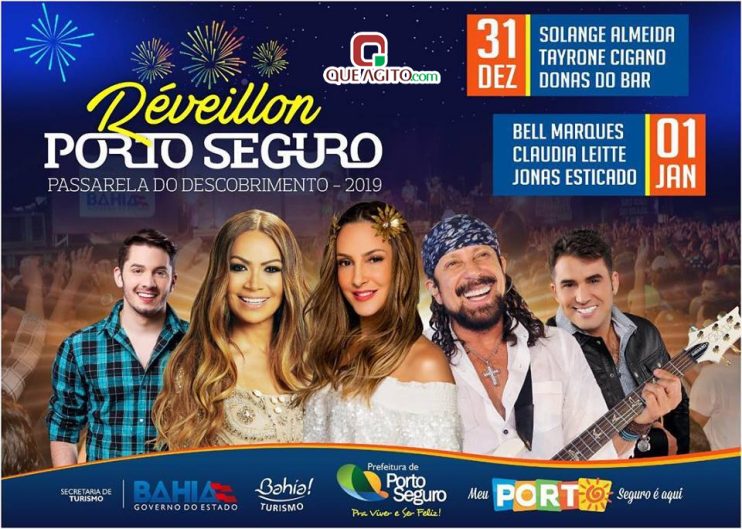 Porto Seguro receberá 2019 com grandes atrações musicais 7