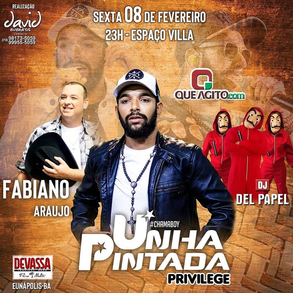 90% dos ingressos do 2º lote pro show de Unha Pintada em Eunápolis já foram vendidos 34