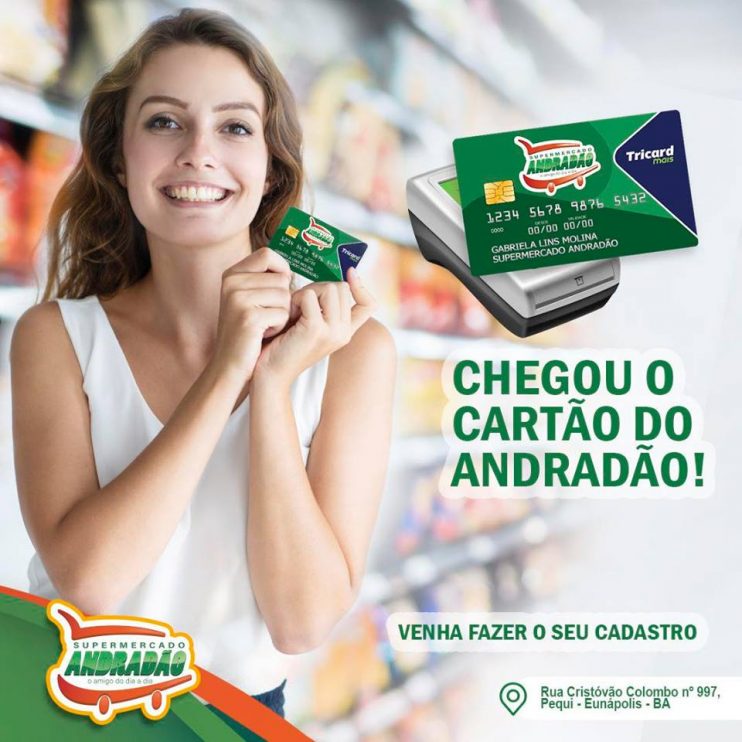 CHEGOU O CARTÃO DO ANDRADÃO VENHA FAZER O SEU ! CHEGOU O CARTÃO DO ANDRADÃO VENHA FAZER O SEU ! 12