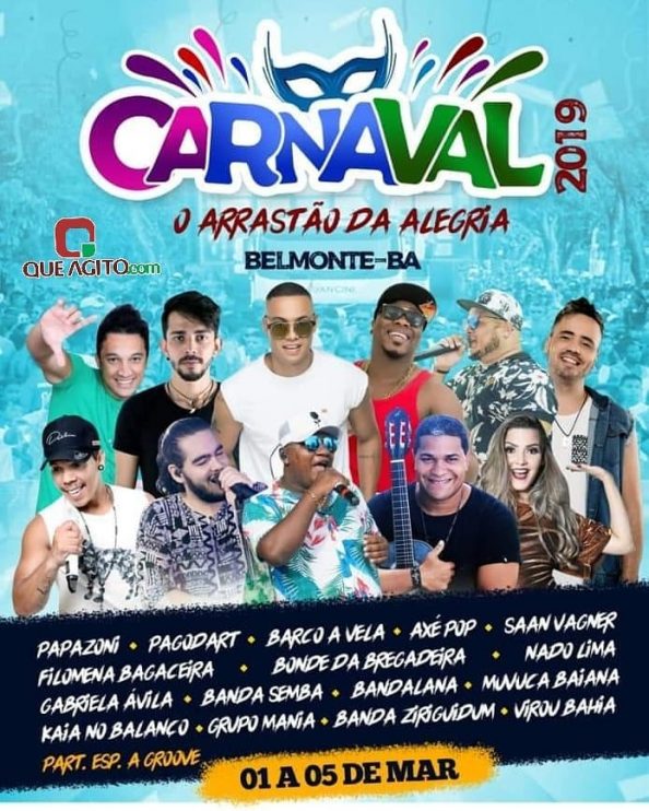 Carnaval de Belmonte 2019 O arrastão da alegria de 01 à 05 de março. 5