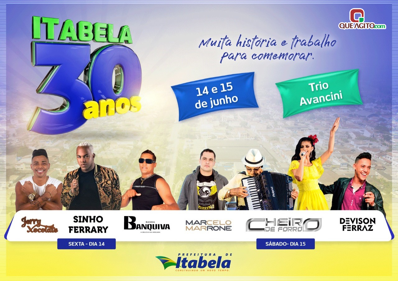 Prefeitura de Itabela promove shows festivos na comemoração do 30° aniversário da cidade 2