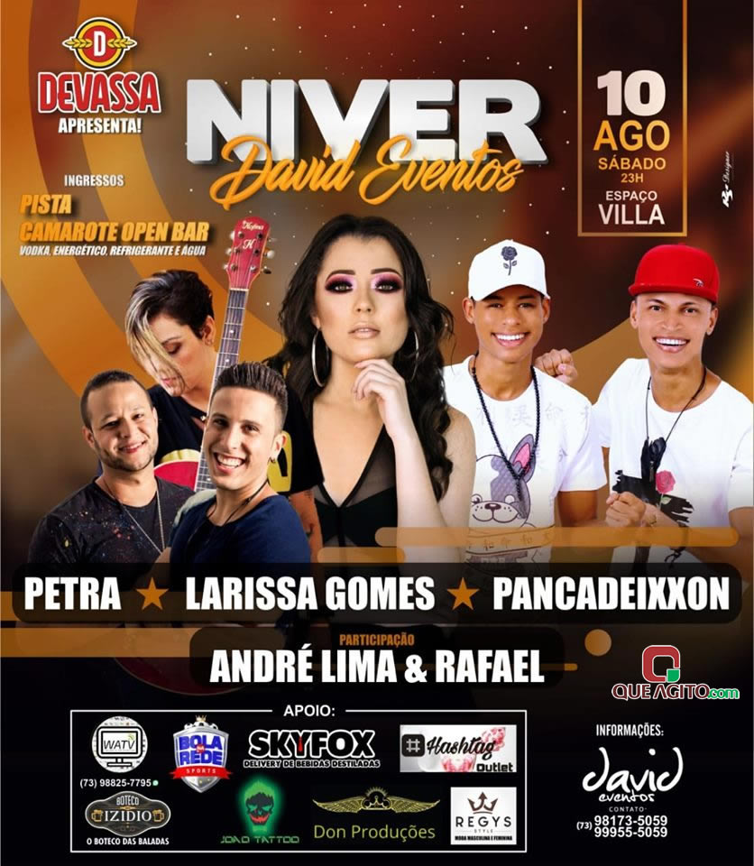 Niver de David Eventos promete movimentar Eunápolis no próximo dia 10 531