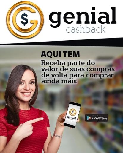 Quero te apresentar Genial Cashback uma possibilidade para Ganhar Dinheiro de volta em suas compras nas lojas físicas da sua cidade e também nas lojas online 6