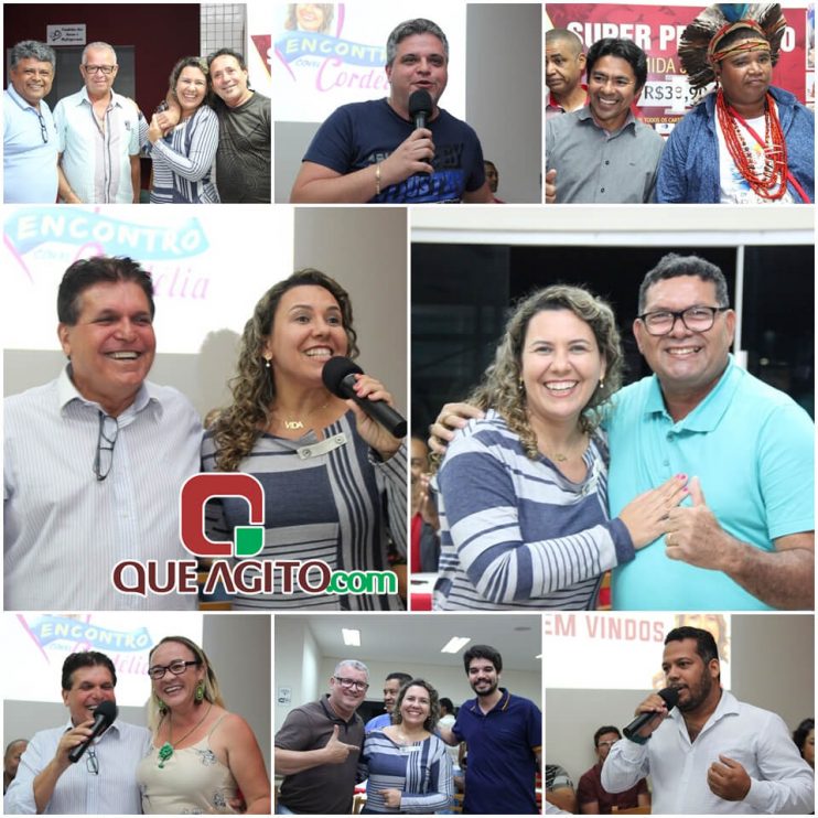 Pré-candidata a prefeita Cordélia Torres reúne seu grupo político e vários pré-candidatos em um encontro nesta segunda-feira 13