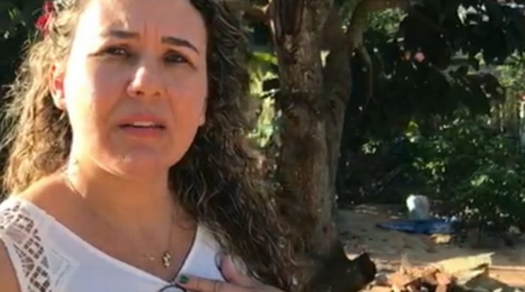 Cordélia visita Rua da Bica, solidária a família desabrigada em Eunápolis. Assista video 12