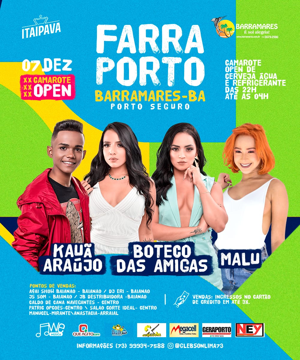 Farra Porto 2019 contará com grandes sucessos do arrocha da atualidade 5