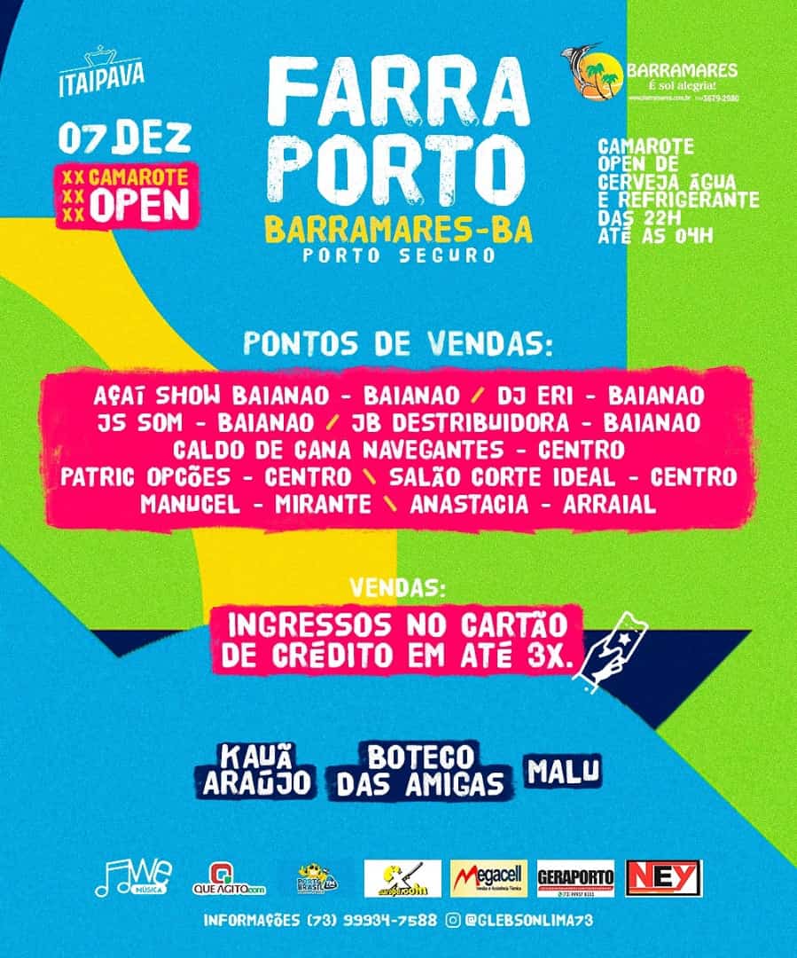 Farra Porto 2019 contará com grandes sucessos do arrocha da atualidade 6