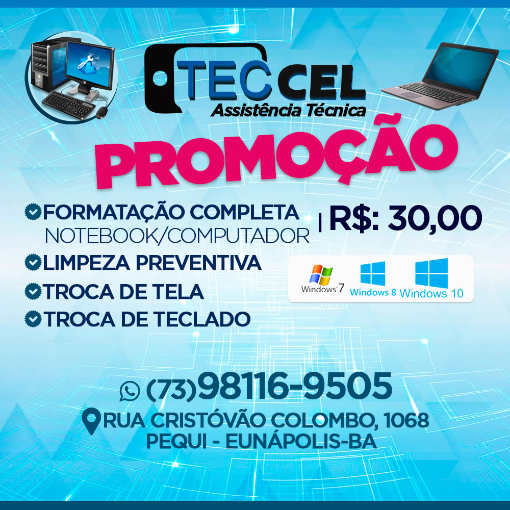 PROMOÇÃO: HD SSD 120GB+FORMATAÇÃO POR APENAS R$260,00– TECCEL INFORMÁTICA 6