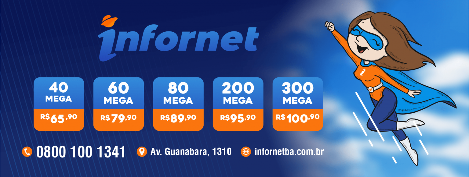 Precisando de Internet Ultra Rápida com qualidade, estabilidade sem quedas na conexão e com maior Upload da Região? Contrate Infornet Fibra Óptica. Precisando de Internet Ultra Rápida com qualidade, estabilidade sem quedas na conexão e com maior Upload da Região? Contrate Infornet Fibra Óptica. 11