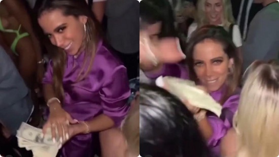 Anitta “distribui” dinheiro em festa e seguidores não perdoam; vídeo 13