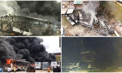 Incêndio atinge garagem de ônibus e destrói veículos na Bahia 40