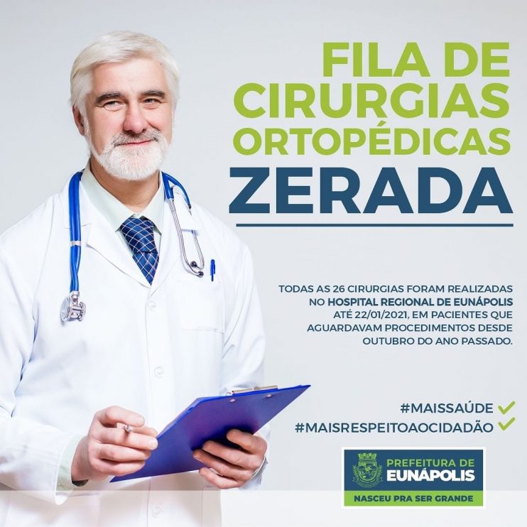 Eunápolis zera fila de cirurgias ortopédicas na rede municipal de saúde 7