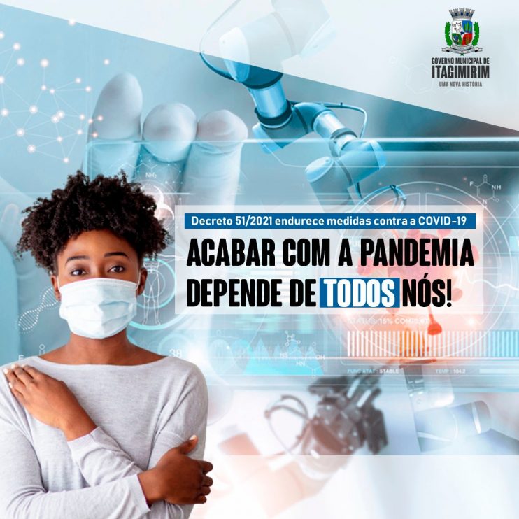 ITAGIMIRIM - ALERTA VERMELHO CONTRA A COVID-19: Governo Municipal aperta medidas de combate a pandemia 13