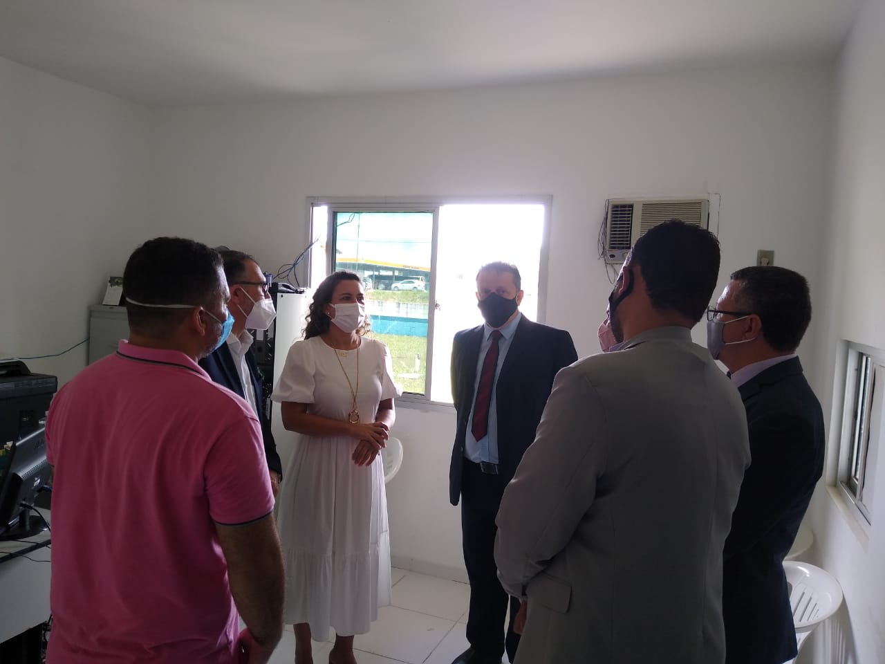 Eunápolis - Representantes do Ministério Público do Trabalho são recebidos pela prefeita Cordélia em visita ao CCZ 19
