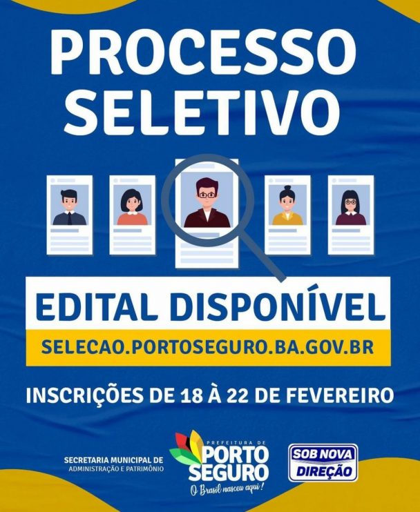 Prefeitura de Porto Seguro, abre Processos Seletivos com disponibilidade de 1406 vagas em diversas áreas 12