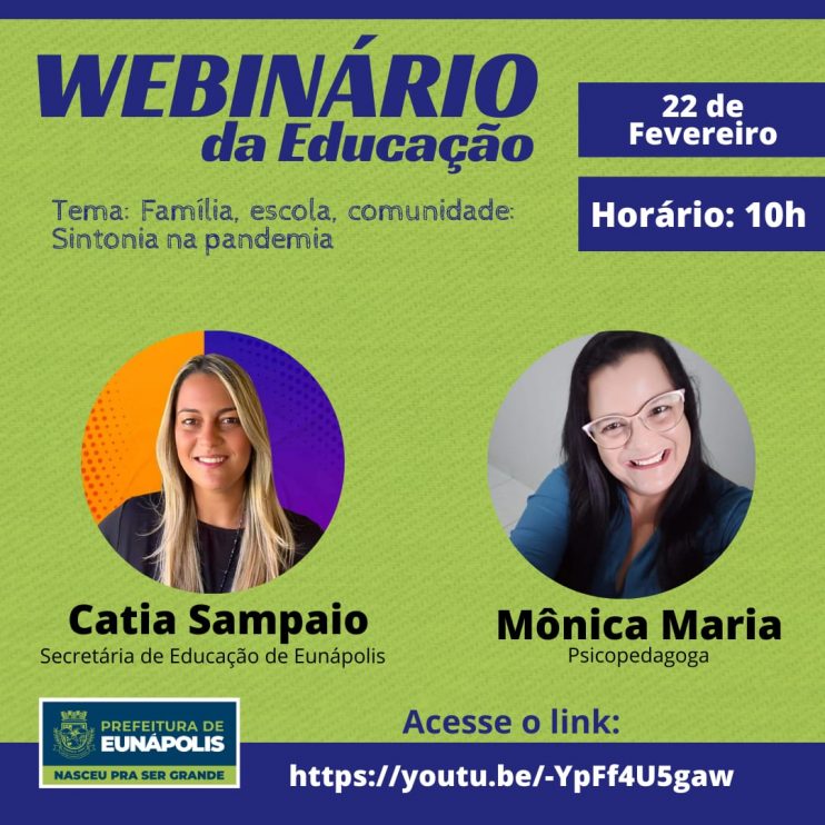 Educação apresenta webinários, em Eunápolis 11