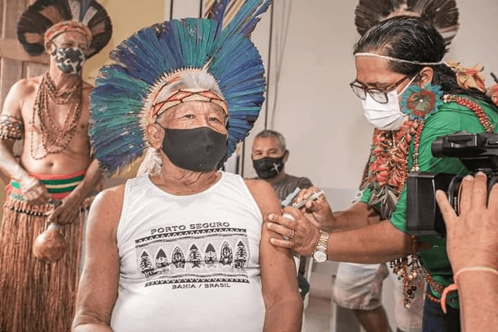 Santa Cruz Cabrália: Vacinação indígena contra a covid-19 110