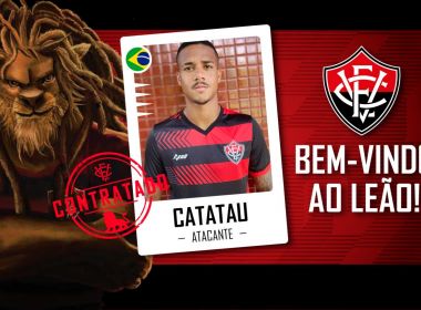 Vitória oficializa a contratação do atacante Ygor Catatau 9