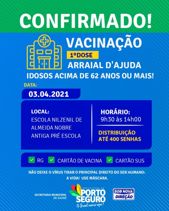 Terra Mãe do Brasil Vacinada - 62 anos ou mais- 5
