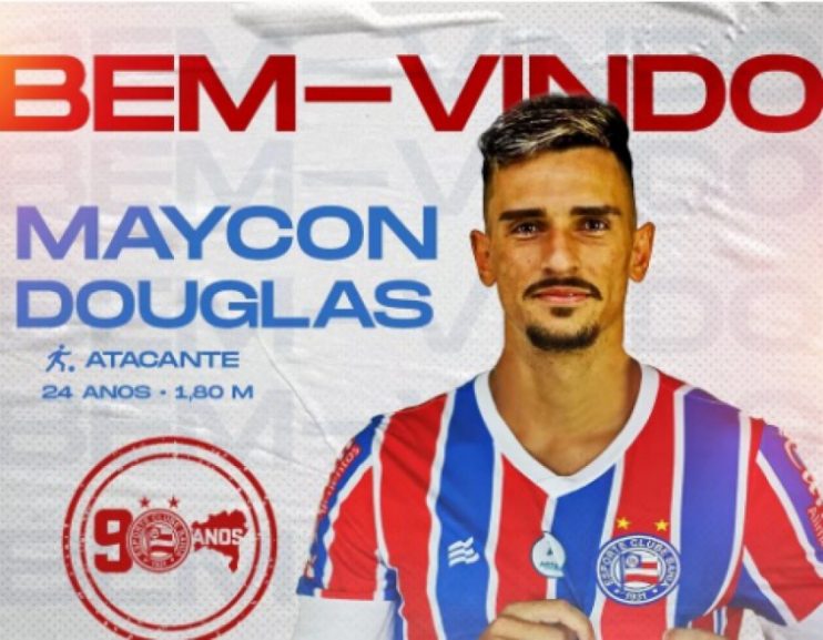Maycon Douglas, ex-ABC, é anunciado como novo atacante do Bahia 8