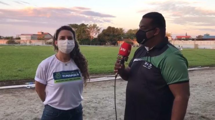 Prefeita Cordélia e secretário de Esportes são destaques em entrevistas para a TVi Band 4