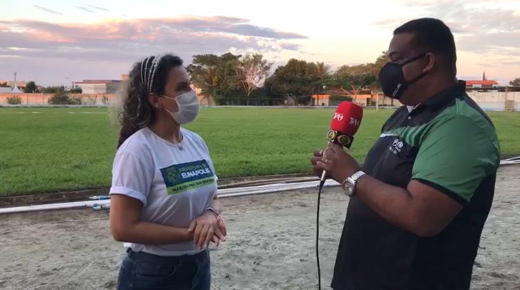 Prefeita Cordélia e secretário de Esportes são destaques em entrevistas para a TVi Band 6