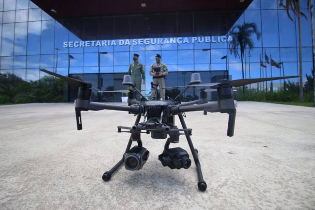 Polícia Militar e Bombeiros da Bahia recebem drones com transmissão de imagem on line 27