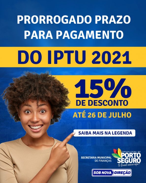 PORTO SEGURO: NOTÍCIA BOA PARA O CONTRIBUINTE! 8