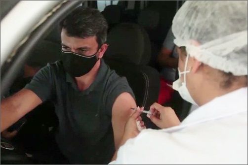 Porto Seguro vacinou contra a Covid- 19 neste fim de semana o último dos grupos prioritários 7