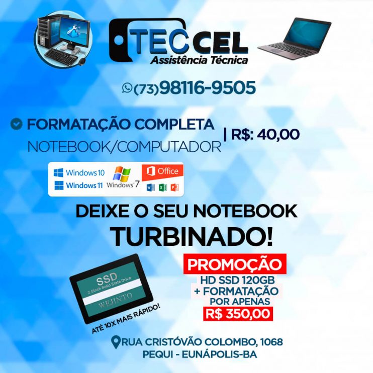 Promoção Formatação de Notebook & Computador - Por 40,00 Reais 7