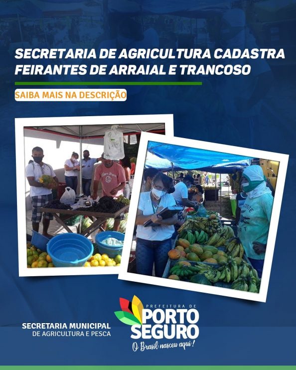 Secretaria de Agricultura cadastra Feirantes de Arraial d´Ajuda e Trancoso 8