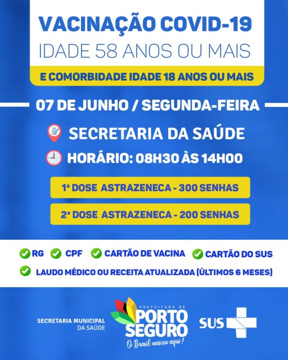 PORTO SEGURO: Vacinação contra Covid-19 9