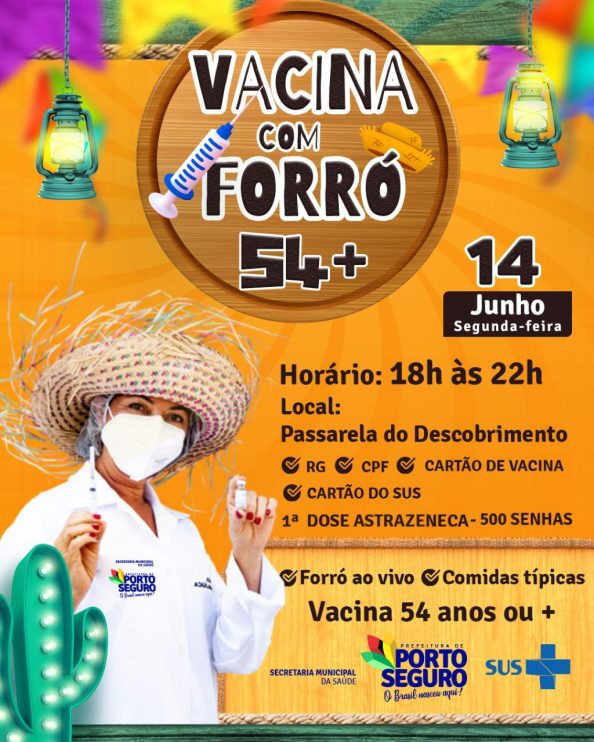 Vacina com Forró (54 anos ou +) em Porto Seguro 11
