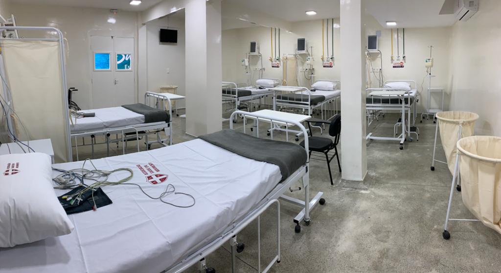 Preparativos finais para a inauguração do Hospital Referência Covid-19 7