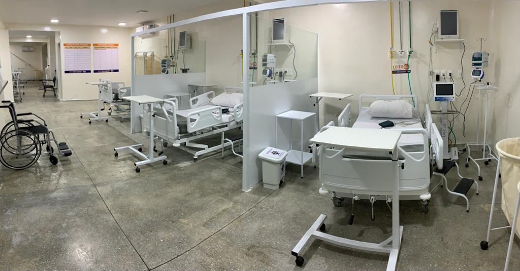 Preparativos finais para a inauguração do Hospital Referência Covid-19 9