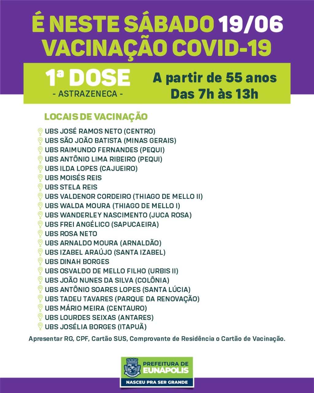 Prefeitura Municipal promove mutirão de imunização contra a covid 5