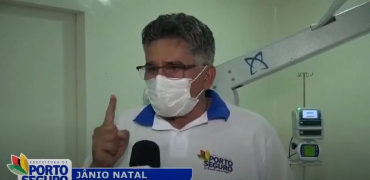Prefeito Jânio Natal visita Hospital Referência Covid-19 e anuncia que Porto Seguro será modelo em gestão de Saúde em toda a Bahia. 11