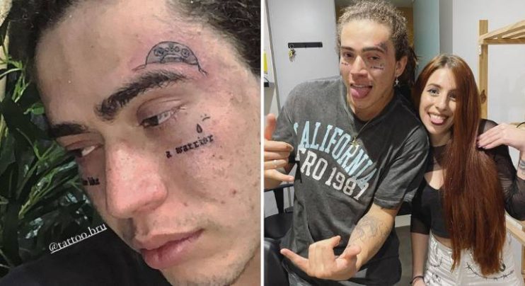 Whindersson faz novas tatuagens no rosto e fãs se preocupam 9