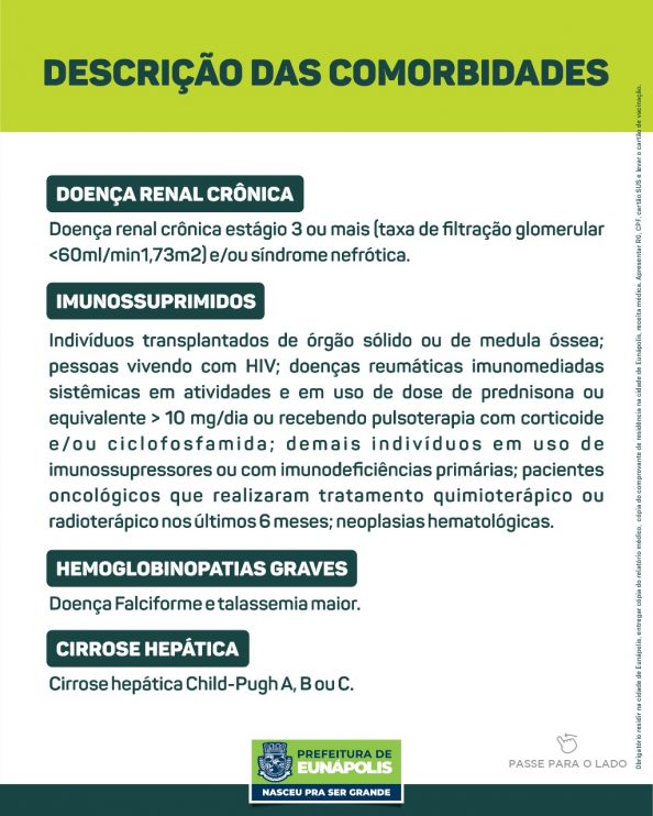 Eunápolis: Cronograma de vacinação contra à Covid-19 – 07 a 09 de Julho/2021 16