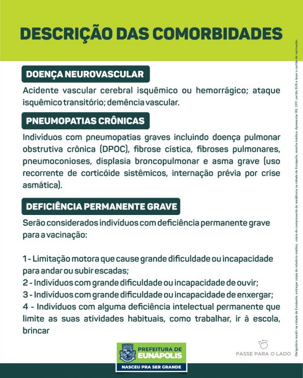 Eunápolis: Cronograma de vacinação contra à Covid-19 – 07 a 09 de Julho/2021 15