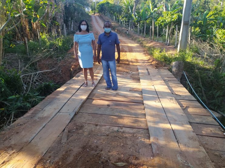 Infraestrutura entrega mais três pontes de madeira no interior de Guaratinga 6