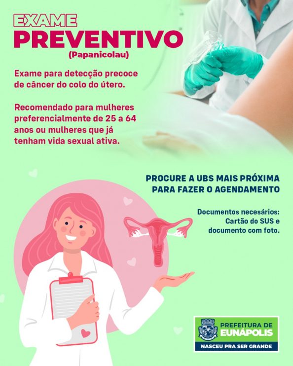 Prefeitura de Eunápolis oferta exame preventivo gratuito após dois anos de paralisação do serviço Prefeitura de Eunápolis oferta exame preventivo gratuito após dois anos de paralisação do serviço 5