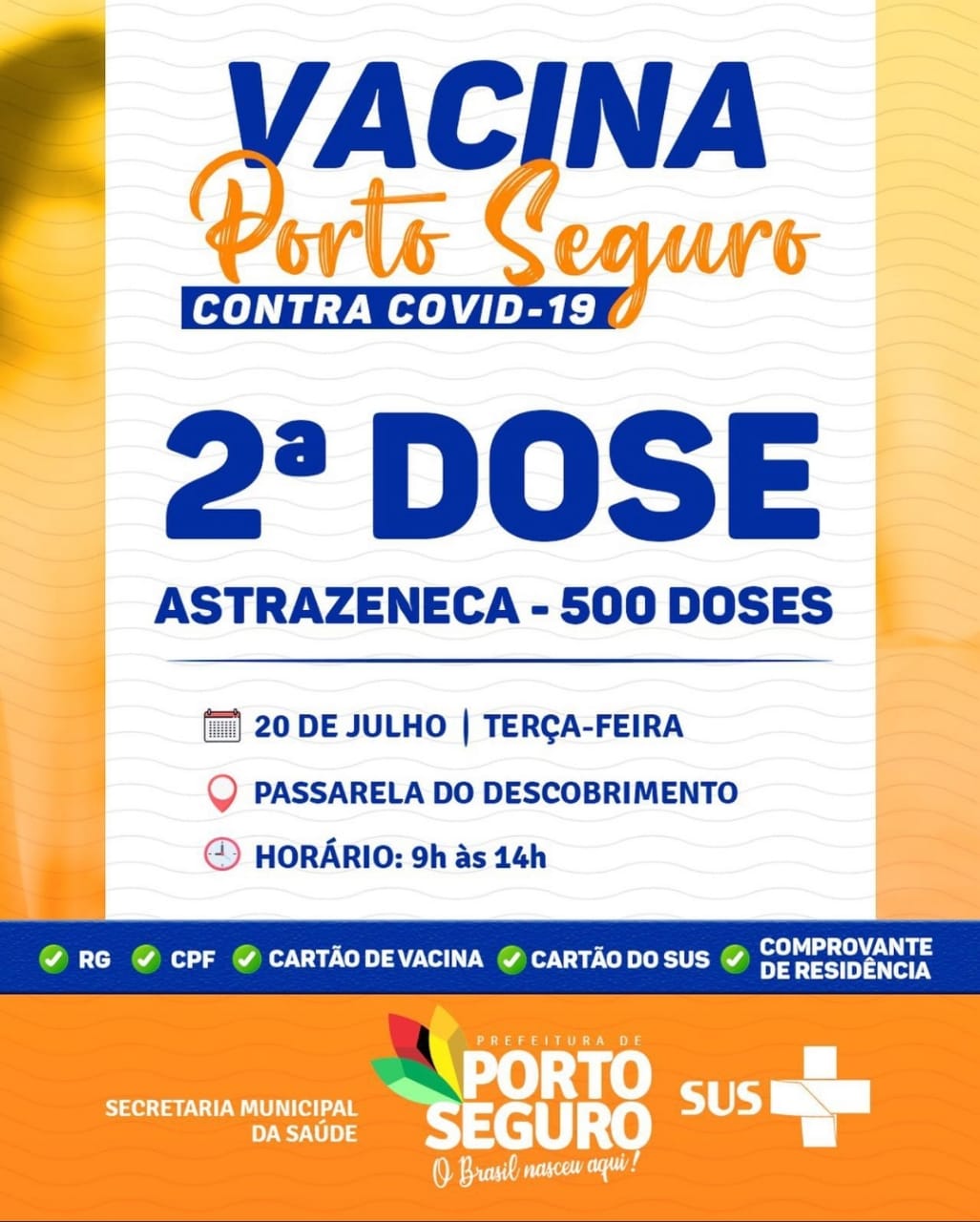 PORTO SEGURO: TERÇA É DIA DE VACINAÇÃO CONTRA A COVID-19 6