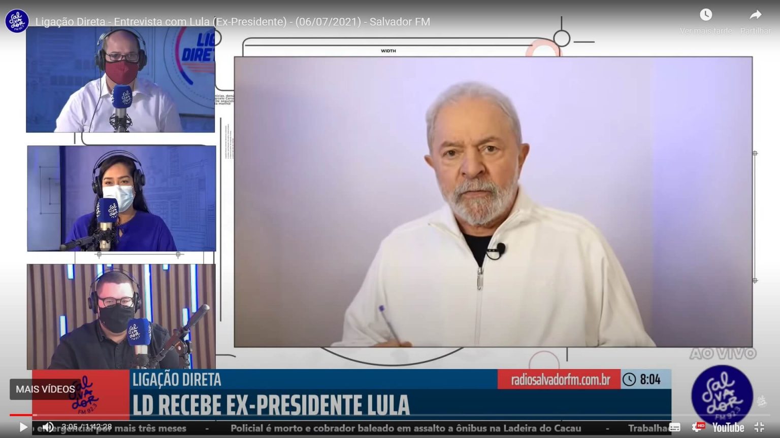 Contra voto impresso, Lula diz que eleição roubada foi a de Bolsonaro Contra voto impresso, Lula diz que eleição roubada foi a de Bolsonaro 12