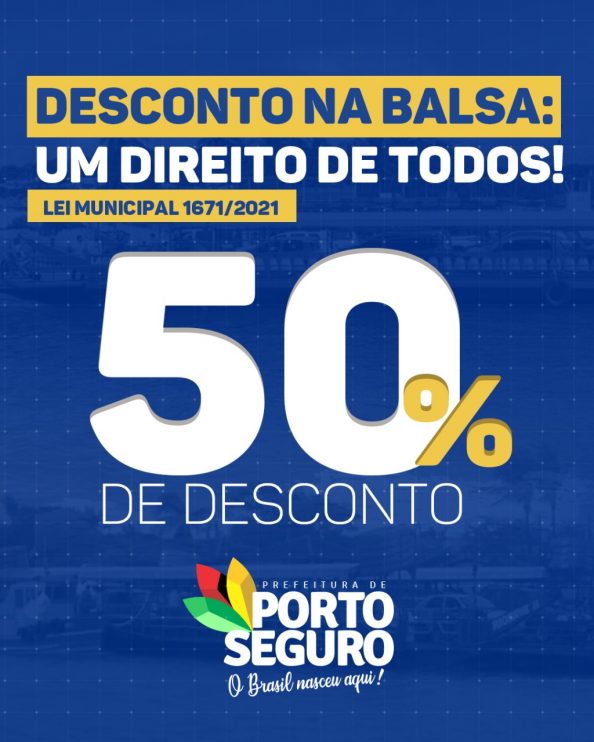 DESCONTO NA BALSA: UM DIREITO DE TODOS! 8