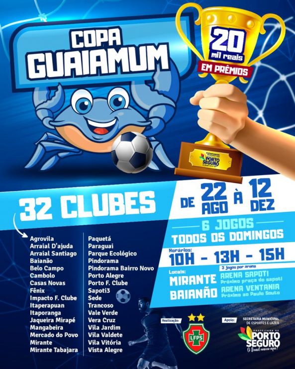 Copa Guaiamum resgata futebol amador incentivando 32 clubes locais 13