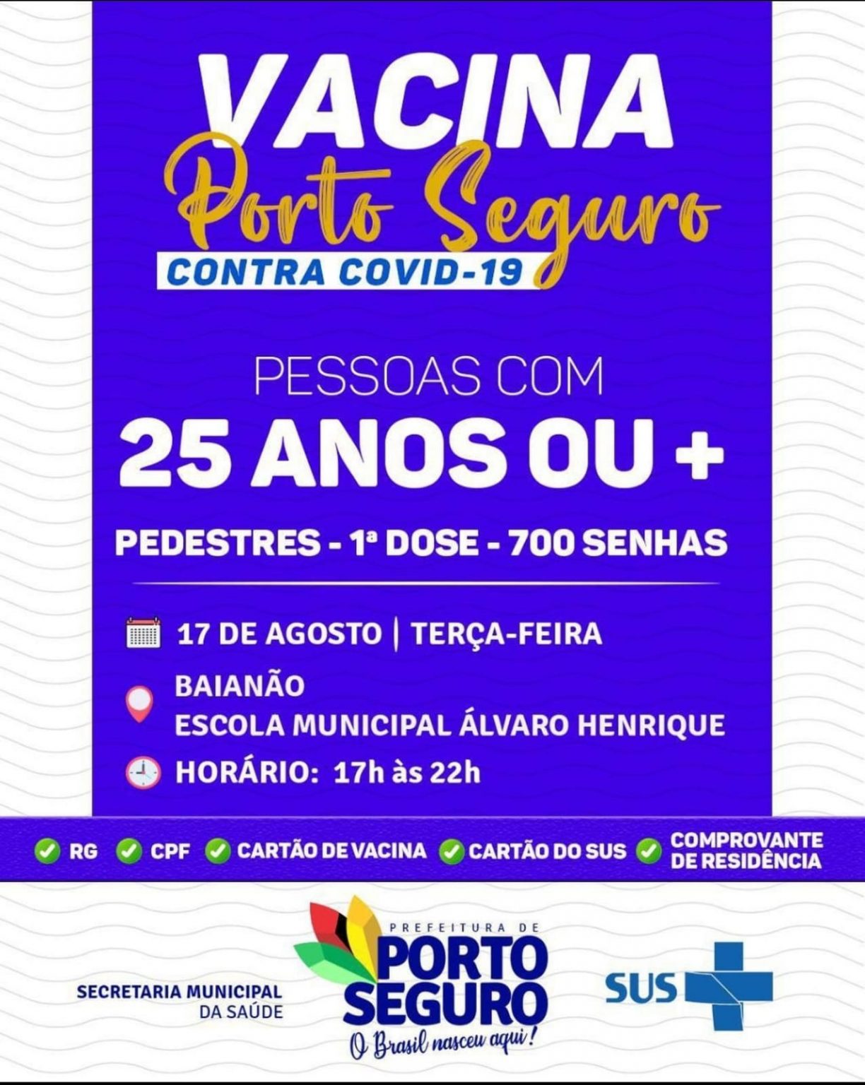 Vacina Porto Seguro contra a covid-19 (17 de agosto) 5