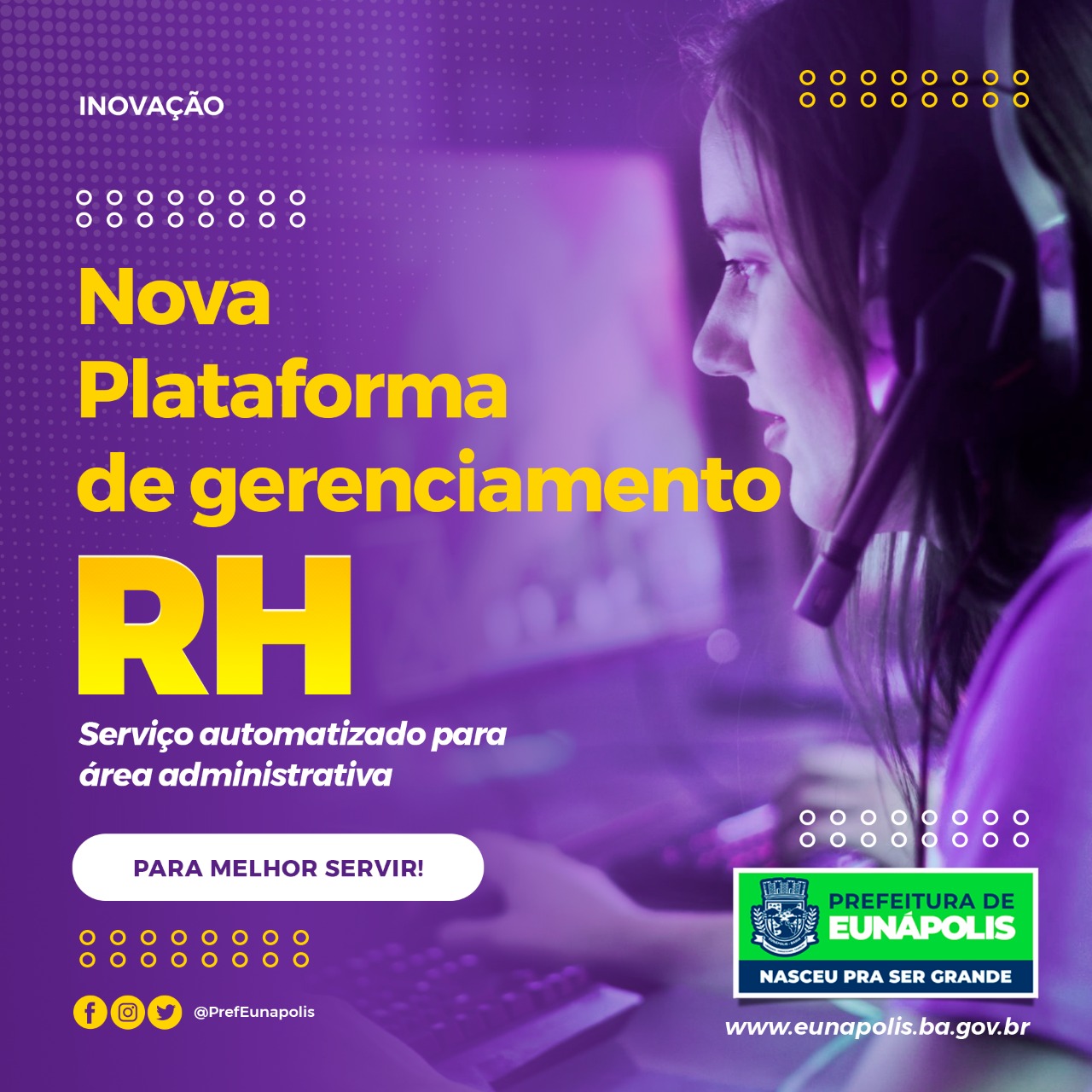 Governo de Eunápolis moderniza serviço automatizado para área administrativa 5