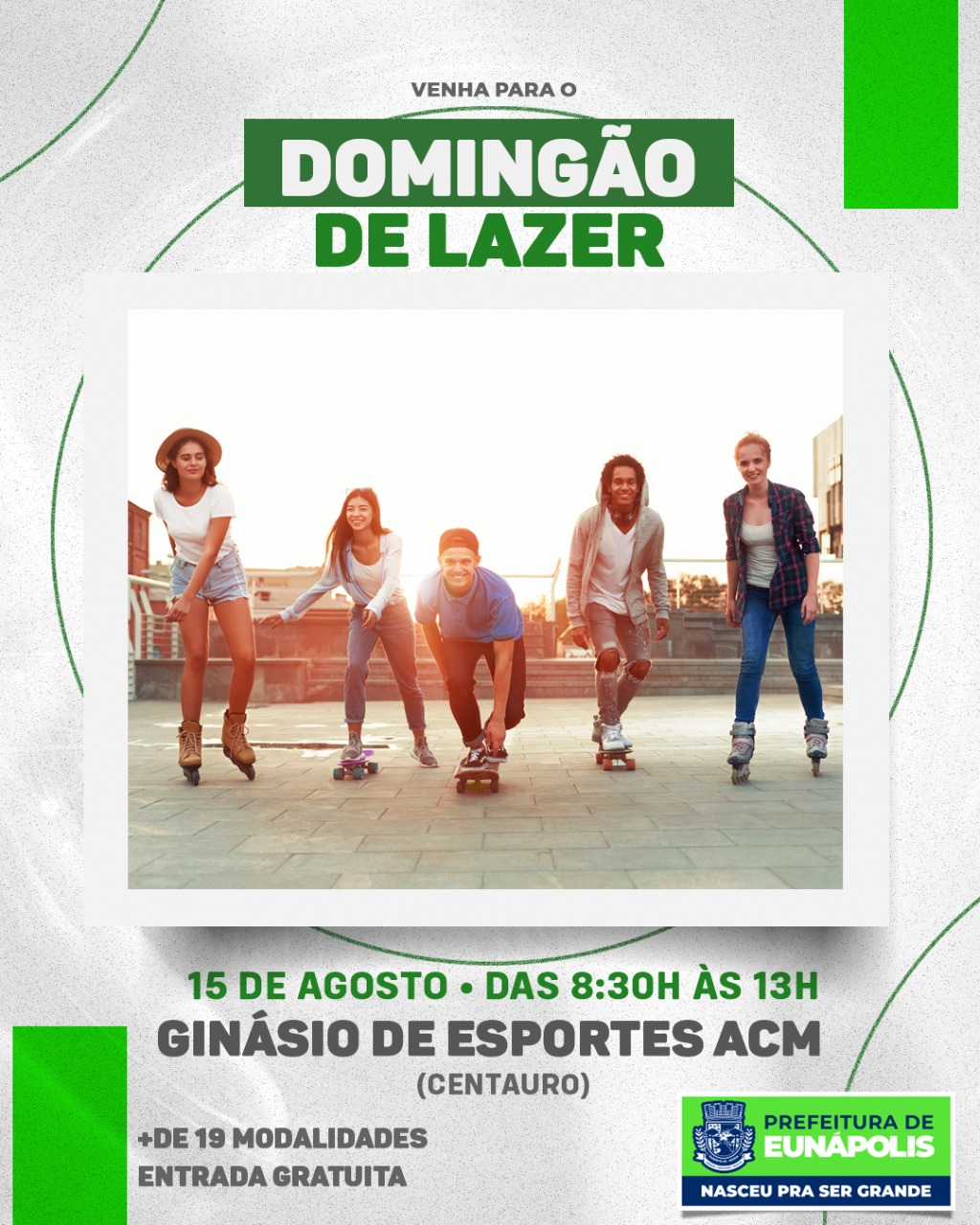 "Domingão de Lazer" reúne modalidades esportivas neste domingo em Eunápolis 5
