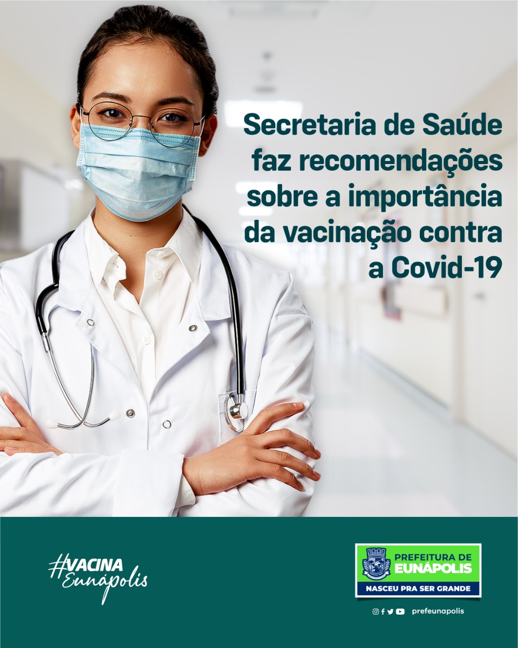 Secretaria de Saúde faz recomendações sobre a importância da vacinação contra a Covid-19 5